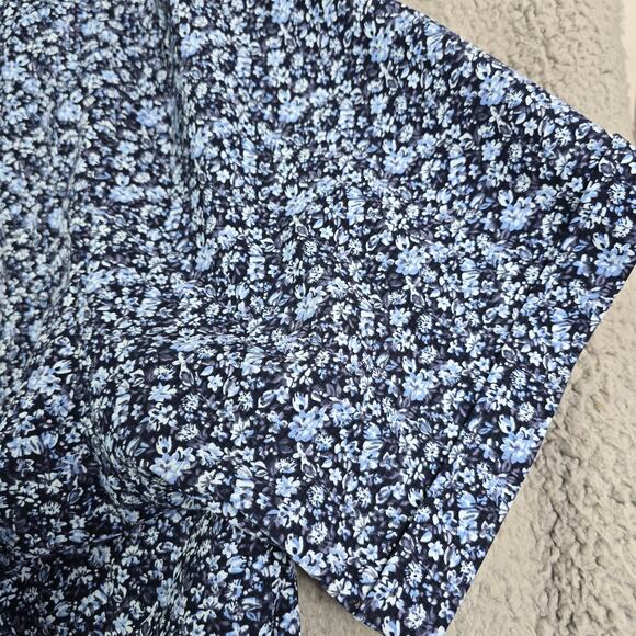 Apt. 9 Hawaiian Performance Button Shirt Men's 4XB Blue Floral Flex Tropical - Picture 3 of 8